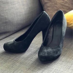 Black Suede Heels
